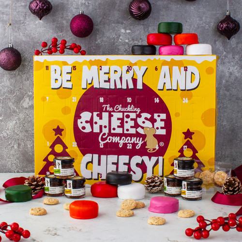 Cheese Advent Calendar Available to purchase from The Chuckling Cheese Company