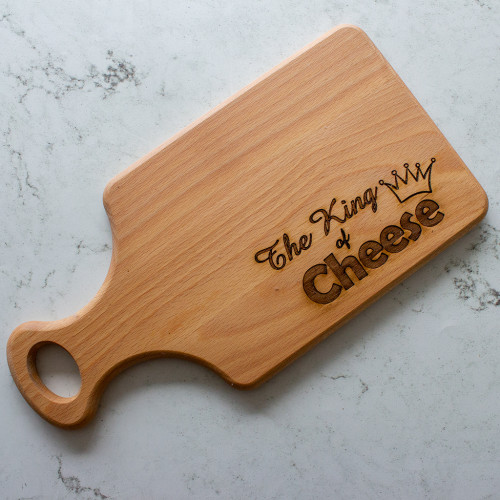 The king of cheese beech wood cheese board