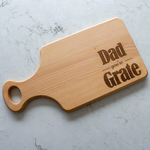 Dad You’re Grate Engraved Beech Cheese Board