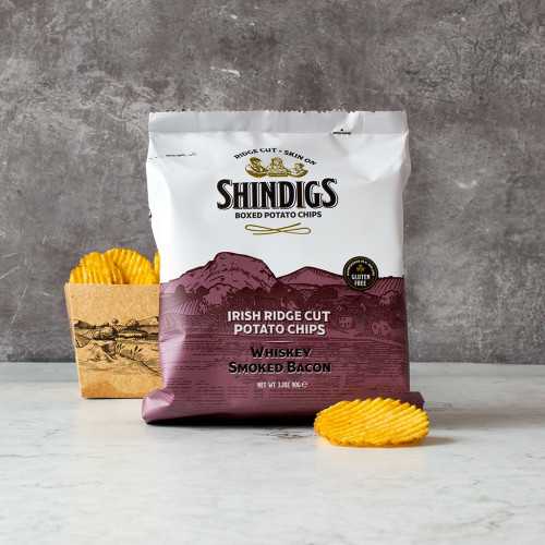 Whiskey Smoked Bacon Ridge Cut Crisps