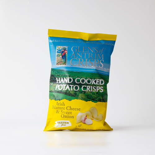 Irish Mature Cheese and Sweet Onion Crisps 100g