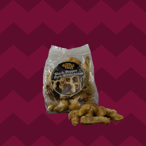 Black Pepper Flavour Pork Scratchings