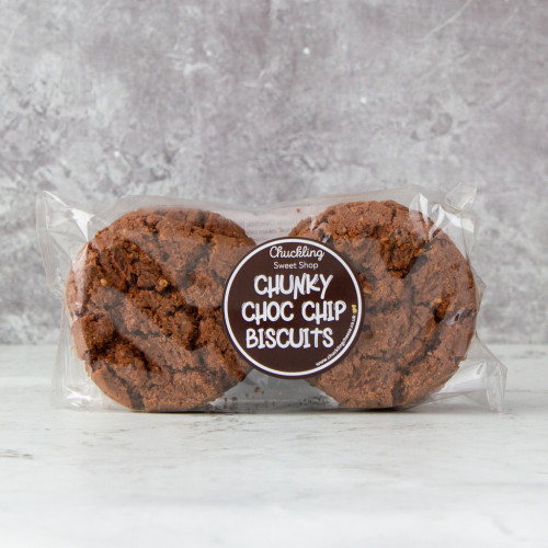 Chuckling Cheese Chunky Choc Chip Biscuits Available at The Chuckling Cheese Company