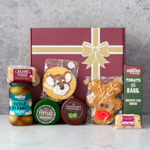 The Christmas Special Hamper is the ideal gift to give this Christmas, filled with a range of delectable items, avilable from the Chuckling Cheese Company