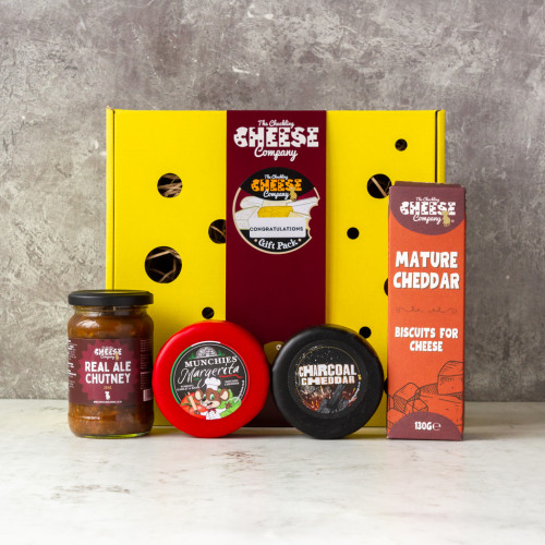 Congratulations Cheese Gift Box Available at The Chuckling Cheese Company