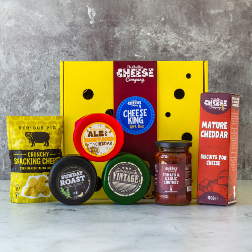 The Cheese King Cheese Gift Box Available at The Chuckling Cheese Company