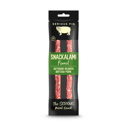 Fennel flavoured snackalami sticks available to purchase from The Chuckling Cheese Company