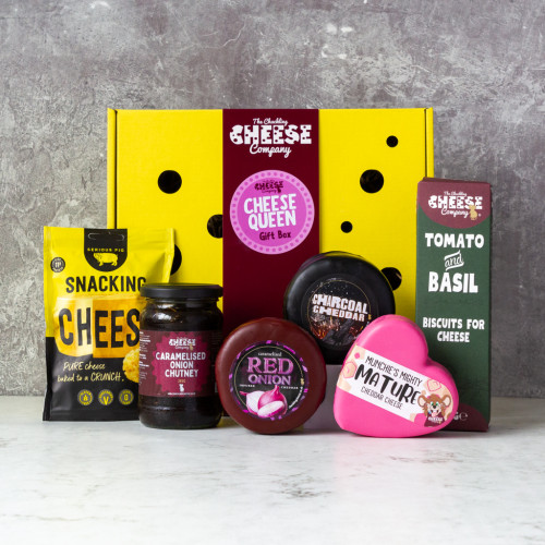 The Cheese Queen Cheese Gift Box Available to Shop At The Chuckling Cheese Company