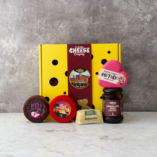 Lifestyle Image of Lincolnshire Cheese Gift Box