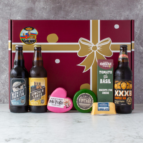 Lincolnshire Beer & Cheese Hamper Available at The Chuckling Cheese Company