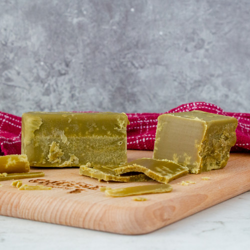 A creamy Pistachio Fudge Bar available to purchase from the Chukling Cheese Comapny