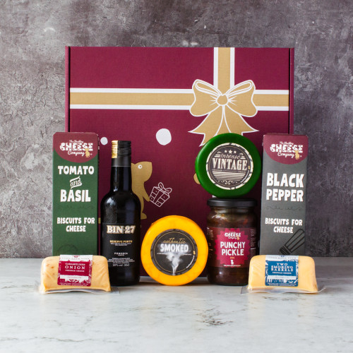 Port & Cheese Hamper Available to Shop Now At The Chuckling Cheese Company