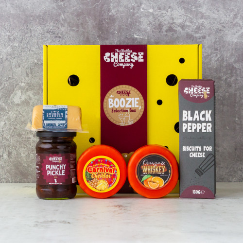 Selection Box Boozie availble to purchase from The Chuckling Cheese Company