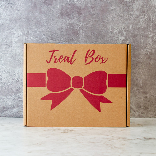 Chuckling Treat Box on a grey background