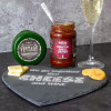 We Go Together Like Cheese & Wine Cheeseboard | Engraved