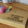 The Big Cheese! Personalised Beech Cheese Board