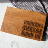 My Cheese Hands Off! Personalised Beech Cheese Board