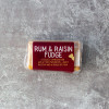 Creamy Rum & Raisin Artisan Fudge Bar