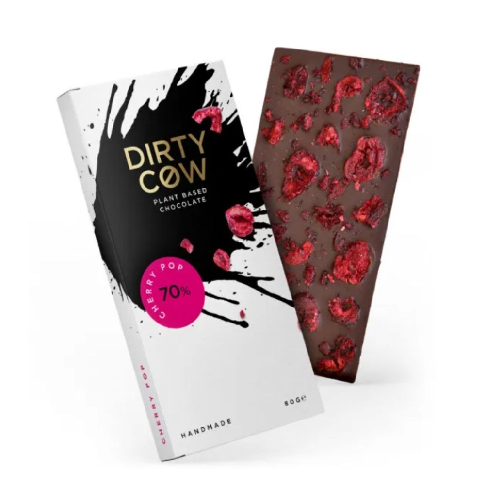 Dirty Cow 'Cherry Pop' Chocolate Bar