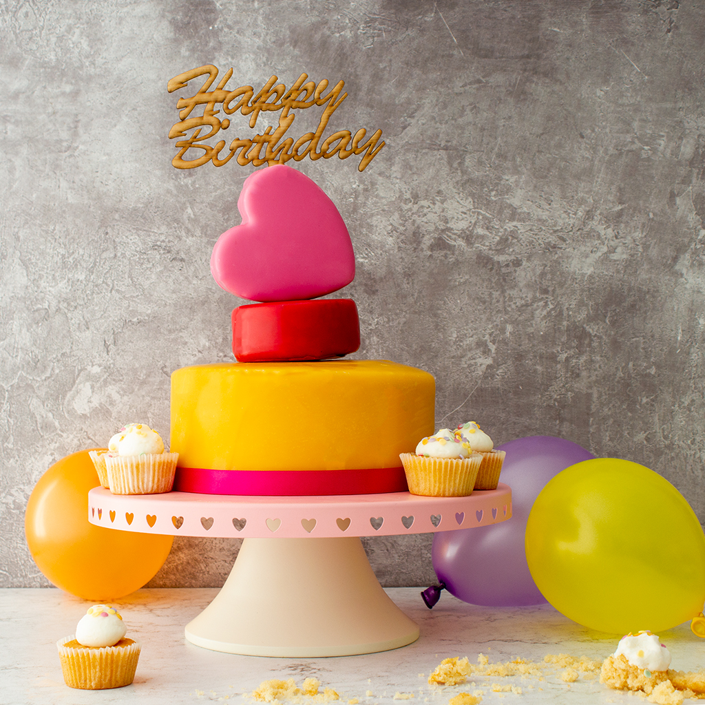 Birthday Celebration Golden Butter Cake | We Take The Cake®